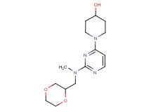 1-{2-[(1,4-dioxan-2-ylmethyl)(methyl)amino]pyrimidin-4-yl}piperidin-4-ol
