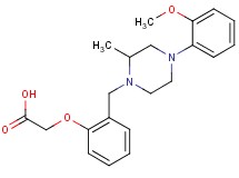 (2-{[4-(2-methoxyphenyl)-2-methyl-1-piperazinyl]methyl}phenoxy)acetic acid