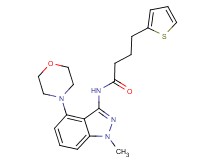 N-(1-methyl-4-morpholin-4-yl-1H-indazol-3-yl)-4-(2-thienyl)butanamide