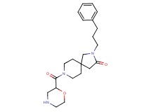 8-(2-morpholinylcarbonyl)-2-(3-phenylpropyl)-2,8-diazaspiro[4.5]decan-3-one hydrochloride