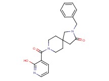 2-benzyl-8-[(2-hydroxy-3-pyridinyl)carbonyl]-2,8-diazaspiro[4.5]decan-3-one