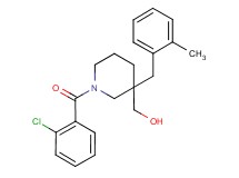 [1-(2-chlorobenzoyl)-3-(2-methylbenzyl)-3-piperidinyl]methanol