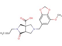(3aS*,6aS*)-2-allyl-5-[(7-methoxy-1,3-benzodioxol-5-yl)methyl]-1-oxohexahydropyrrolo[3,4-c]pyrrole-3a(1H)-carboxylic acid