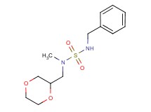 N'-benzyl-N-(1,4-dioxan-2-ylmethyl)-N-methylsulfamide