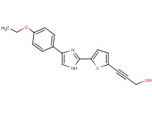 3-{5-[4-(4-ethoxyphenyl)-1H-imidazol-2-yl]-2-thienyl}prop-2-yn-1-ol