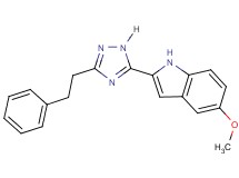 5-methoxy-2-[3-(2-phenylethyl)-1H-1,2,4-triazol-5-yl]-1H-indole