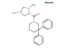 (3S,5S)-5-[(3,3-diphenyl-1-piperidinyl)carbonyl]-1-methyl-3-pyrrolidinamine dihydrochloride