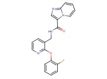 N-{[2-(2-fluorophenoxy)pyridin-3-yl]methyl}imidazo[1,2-a]pyridine-3-carboxamide