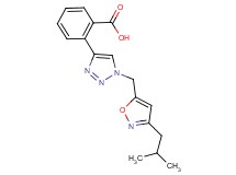2-{1-[(3-isobutylisoxazol-5-yl)methyl]-1H-1,2,3-triazol-4-yl}benzoic acid