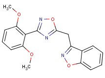 3-{[3-(2,6-dimethoxyphenyl)-1,2,4-oxadiazol-5-yl]methyl}-1,2-benzisoxazole