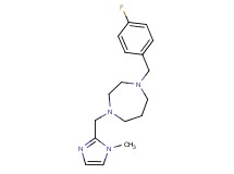 1-(4-fluorobenzyl)-4-[(1-methyl-1H-imidazol-2-yl)methyl]-1,4-diazepane
