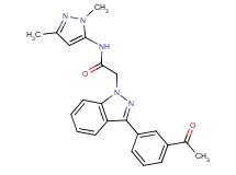 2-[3-(3-acetylphenyl)-1H-indazol-1-yl]-N-(1,3-dimethyl-1H-pyrazol-5-yl)acetamide