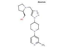 [(2R)-1-({1-[1-(2-methyl-4-pyridinyl)-4-piperidinyl]-1H-1,2,3-triazol-4-yl}methyl)-2-pyrrolidinyl]methanol bis(trifluoroacetate) (salt)