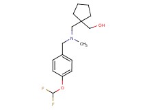 (1-{[[4-(difluoromethoxy)benzyl](methyl)amino]methyl}cyclopentyl)methanol