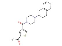 1-(4-{[4-(1,2,3,4-tetrahydro-2-naphthalenyl)-1-piperazinyl]carbonyl}-2-thienyl)ethanone