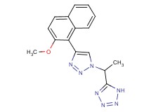 5-{1-[4-(2-methoxy-1-naphthyl)-1H-1,2,3-triazol-1-yl]ethyl}-1H-tetrazole