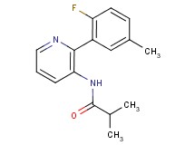 N-[2-(2-fluoro-5-methylphenyl)pyridin-3-yl]-2-methylpropanamide