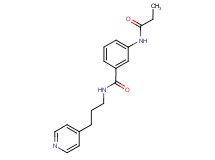 3-(propionylamino)-N-(3-pyridin-4-ylpropyl)benzamide