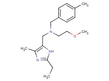 N-[(2-ethyl-4-methyl-1H-imidazol-5-yl)methyl]-2-methoxy-N-(4-methylbenzyl)ethanamine