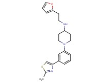 N-[2-(2-furyl)ethyl]-1-[3-(2-methyl-1,3-thiazol-4-yl)phenyl]-4-piperidinamine