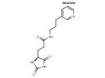 3-[(4S)-2,5-dioxoimidazolidin-4-yl]-N-(3-pyridin-3-ylpropyl)propanamide