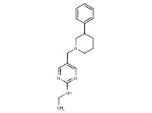 N-ethyl-5-[(3-phenylpiperidin-1-yl)methyl]pyrimidin-2-amine