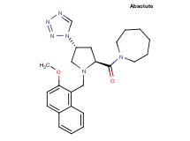 1-[(4R)-1-[(2-methoxy-1-naphthyl)methyl]-4-(1H-tetrazol-1-yl)-L-prolyl]azepane