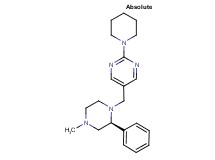 5-{[(2S)-4-methyl-2-phenylpiperazin-1-yl]methyl}-2-piperidin-1-ylpyrimidine