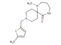 7-methyl-3-[(5-methyl-2-thienyl)methyl]-3,7,11-triazaspiro[5.6]dodecan-12-one