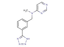 N-methyl-N-[3-(1H-tetrazol-5-yl)benzyl]pyrimidin-4-amine