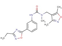 N-[(3,5-dimethylisoxazol-4-yl)methyl]-N'-[3-(3-ethyl-1,2,4-oxadiazol-5-yl)phenyl]-N-methylurea