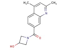 1-[(2,4-dimethylquinolin-7-yl)carbonyl]azetidin-3-ol