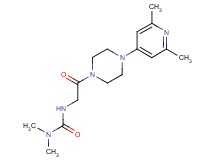 N'-{2-[4-(2,6-dimethylpyridin-4-yl)piperazin-1-yl]-2-oxoethyl}-N,N-dimethylurea