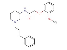 2-(2-methoxyphenoxy)-N-[1-(3-phenylpropyl)-3-piperidinyl]acetamide
