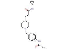3-{1-[4-(acetylamino)benzyl]-4-piperidinyl}-N-cyclopropylpropanamide