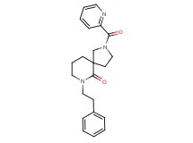7-(2-phenylethyl)-2-(2-pyridinylcarbonyl)-2,7-diazaspiro[4.5]decan-6-one