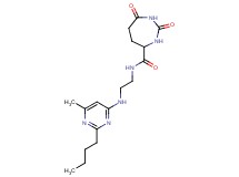 N-{2-[(2-butyl-6-methylpyrimidin-4-yl)amino]ethyl}-2,7-dioxo-1,3-diazepane-4-carboxamide