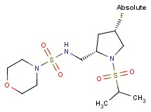 N-{[(2S,4S)-4-fluoro-1-(isopropylsulfonyl)pyrrolidin-2-yl]methyl}morpholine-4-sulfonamide
