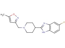 5-fluoro-2-{1-[(5-methyl-3-isoxazolyl)methyl]-4-piperidinyl}-1H-benzimidazole bis(trifluoroacetate)