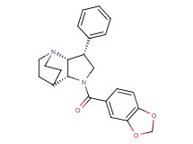 (3R*,3aR*,7aR*)-1-(1,3-benzodioxol-5-ylcarbonyl)-3-phenyloctahydro-4,7-ethanopyrrolo[3,2-b]pyridine