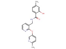 2-hydroxy-4-methyl-N-({2-[(6-methylpyridin-3-yl)oxy]pyridin-3-yl}methyl)benzamide
