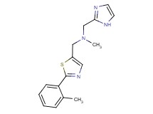 (1H-imidazol-2-ylmethyl)methyl{[2-(2-methylphenyl)-1,3-thiazol-5-yl]methyl}amine