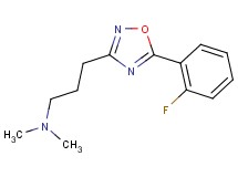 {3-[5-(2-fluorophenyl)-1,2,4-oxadiazol-3-yl]propyl}dimethylamine trifluoroacetate