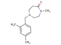 1-(2,4-dimethylbenzyl)-4-methyl-1,4-diazepan-5-one