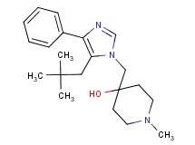 4-{[5-(2,2-dimethylpropyl)-4-phenyl-1H-imidazol-1-yl]methyl}-1-methylpiperidin-4-ol