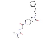 N,N-dimethyl-N'-{2-oxo-2-[3-oxo-2-(3-phenylpropyl)-2,8-diazaspiro[4.5]dec-8-yl]ethyl}urea