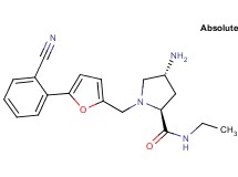 (2S,4R)-4-amino-1-{[5-(2-cyanophenyl)-2-furyl]methyl}-N-ethylpyrrolidine-2-carboxamide
