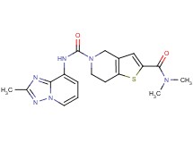 N~2~,N~2~-dimethyl-N~5~-(2-methyl[1,2,4]triazolo[1,5-a]pyridin-8-yl)-6,7-dihydrothieno[3,2-c]pyridine-2,5(4H)-dicarboxamide