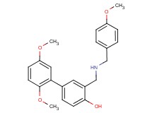 2',5'-dimethoxy-3-{[(4-methoxybenzyl)amino]methyl}-4-biphenylol