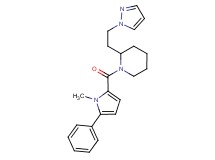 1-[(1-methyl-5-phenyl-1H-pyrrol-2-yl)carbonyl]-2-[2-(1H-pyrazol-1-yl)ethyl]piperidine